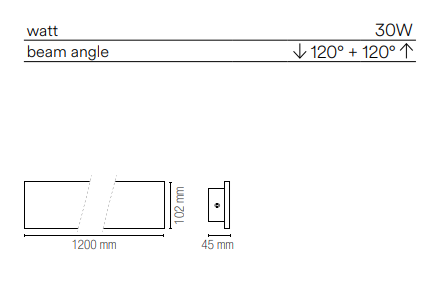 Applique per esterno in cemento bianco IP65 led integrato luce natura 4000°k varie dimensioni PARKER Applique per esterno in cemento bianco IP65 led integrato luce natura 4000°k varie dimensioni PARKER